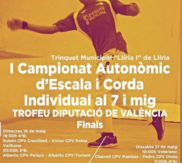 Finals De Lindividual Descala I Corda Al I Mig Al Trinquet De